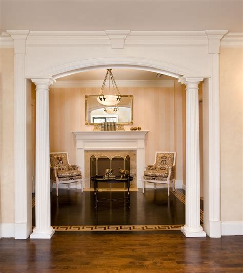 Looking into the Greek Revival Suite Beautiful arched openings accented ...