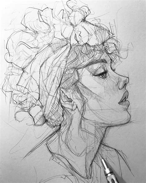 pin  portrait drawing