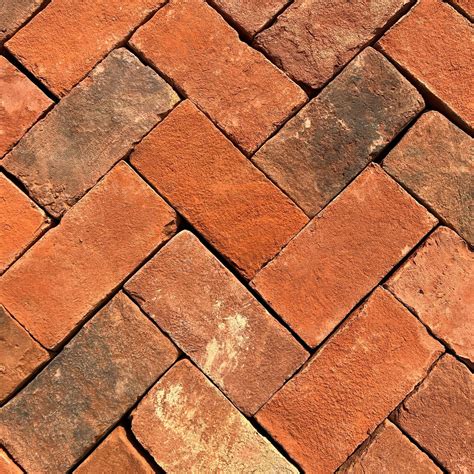 New Paving Bricks | Heritage Clay Block Paver | Herringbone Brick Path