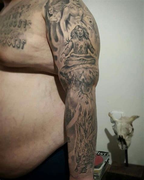 realistic shaman tattoo | Tattoos, Skull tattoo, Shaman