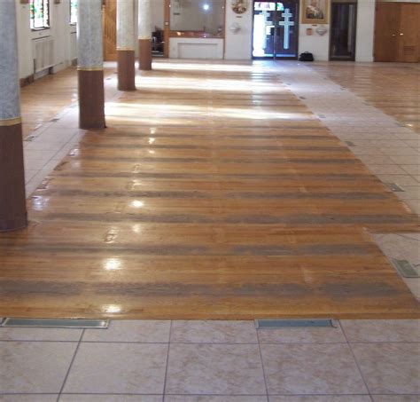 Church Hardwood Flooring. Refinishing and new flooring