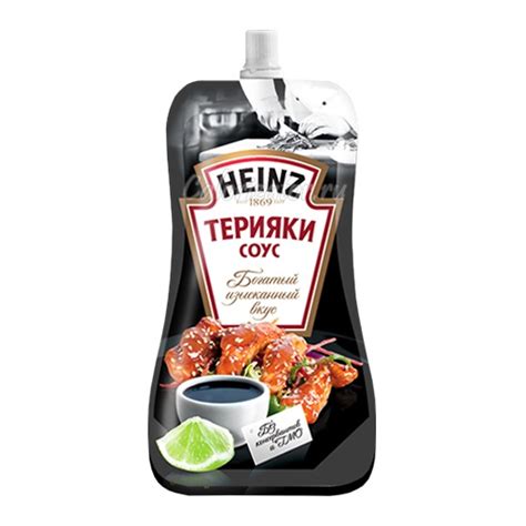 Соус терияки Heinz - калорийность, полезные свойства, польза и вред ...