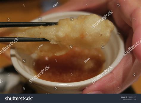 Eating Japanese Tempura Dinner Niseko Hokkaido Stock Photo 1506512915 ...