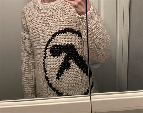 aphex twin sweater i made : r/aphextwin