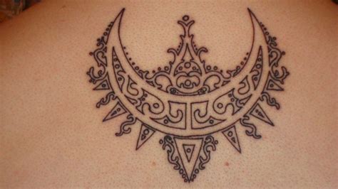 Aztec Moon Tattoo