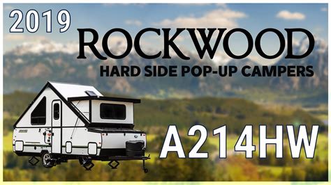 forest river rockwood hard side ahw folding pop   sale