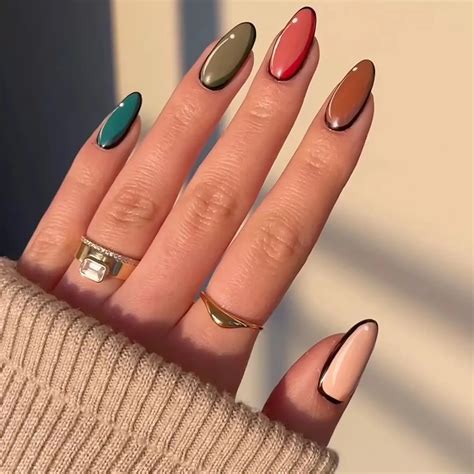 2 tone nail designs 6