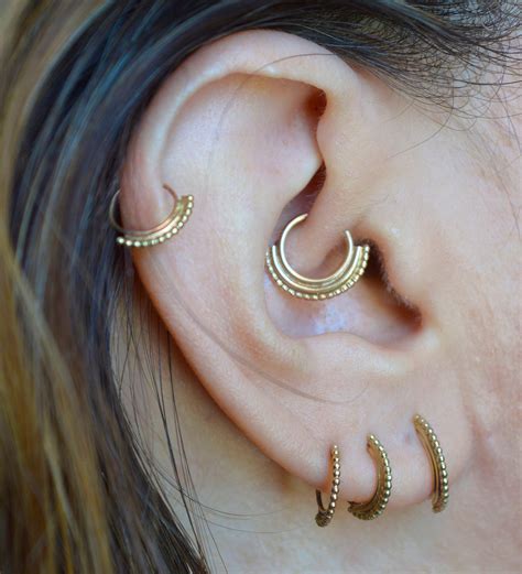 Gold Nose Ring Aztec Nose Ring Indian Nose Ring Nose Ring - Etsy Israel