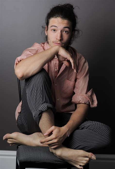Ezra Miller's feet