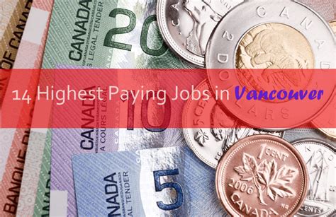 highest paying jobs  vancouver great canadian van lines