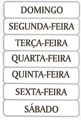 Nome Dos Dias Da Semana - Como surgiram os nomes dos dias da semana?