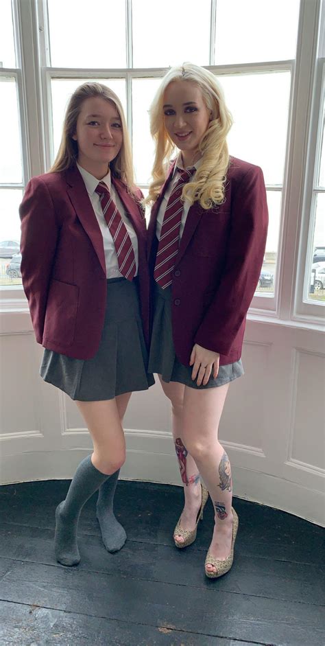 Who wore it better? Olivia Keane (left) or Lana Harding (right) : SchoolGirlSkirts