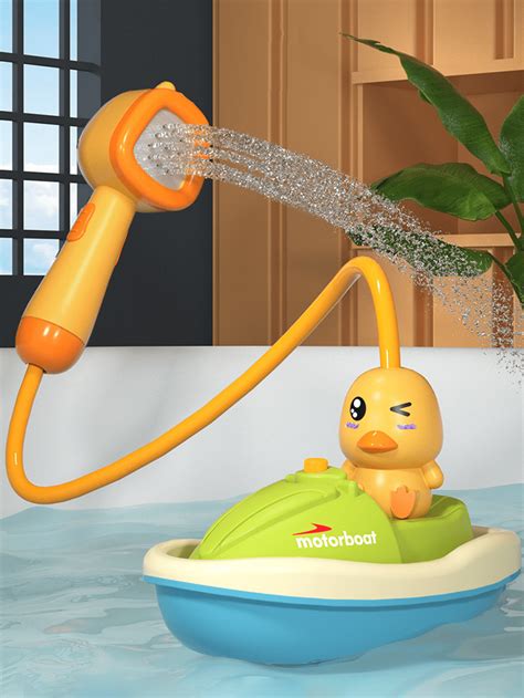 Baby Bath Toys, Kids Water Play Electric Spraying Small Yellow Duck