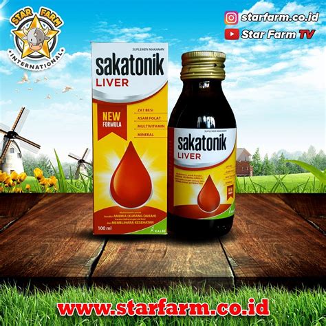 Sakatonik Liver Suplemen Makanan 100ml - Star Farm – Star Farm ...