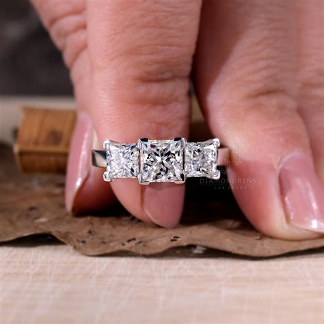 princess cut wedding rings 3
