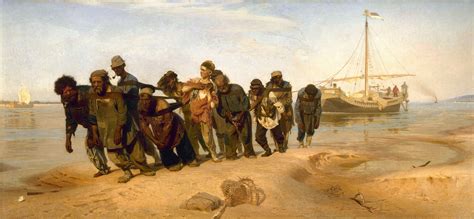 Barge Haulers On The Volga by Ilya Repin | Obelisk Art History