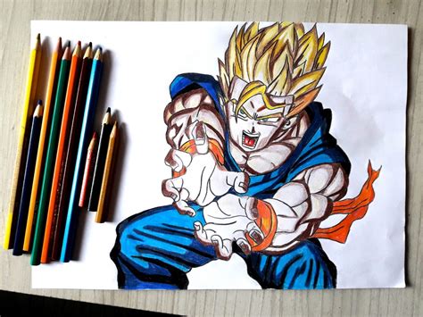 Gohan! Veja passo a passo como desenhar o personagem de Dragon Ball.