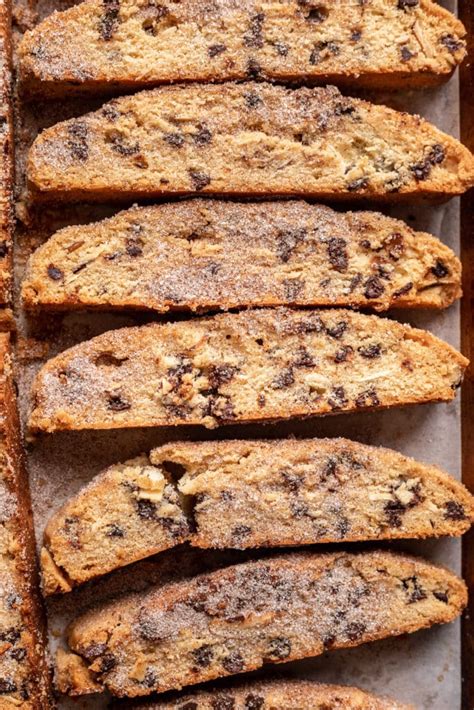 Tender Chocolate Chip Mandel Bread (Jewish Cookies) - Well Seasoned Studio