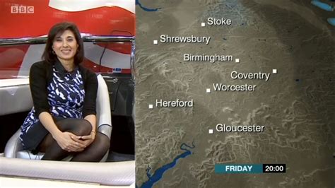 UK Regional News Caps: Shefali Oza - BBC Midlands Today Weather