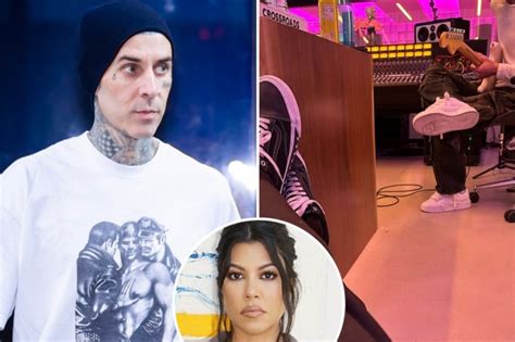 Travis Barker returns to band practice in studio after fans slam him ...