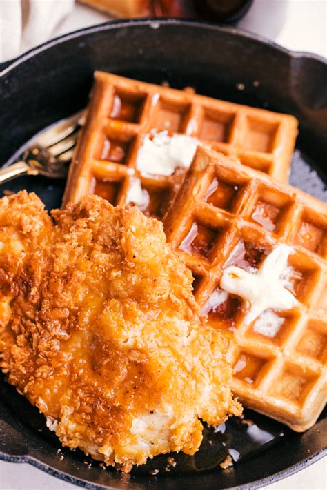 Easy Fried Chicken And Waffles Recipe at Todd Briggs blog
