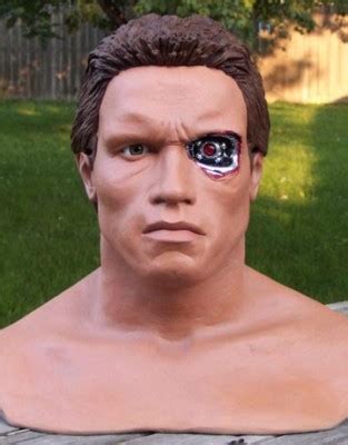 TERMINATOR Arnold Schwarzenegger UNPAINTED 1:1 bust T1 | #141679489