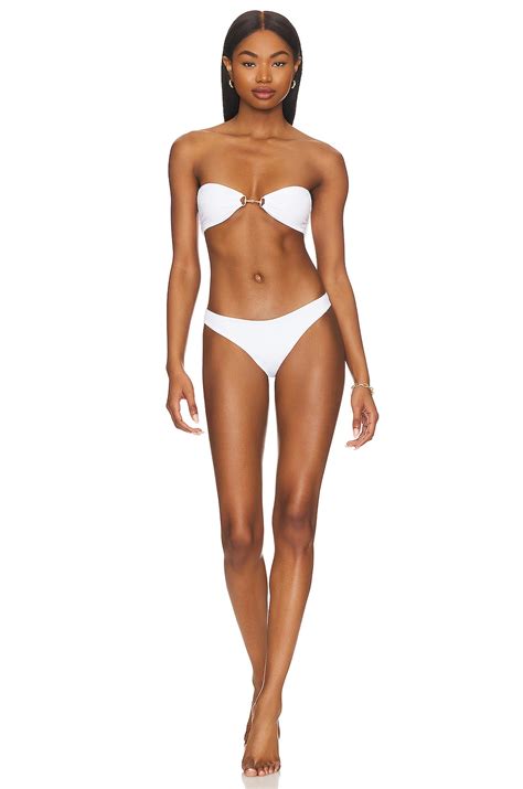 Indah Mandy Bikini Bottom in White | REVOLVE