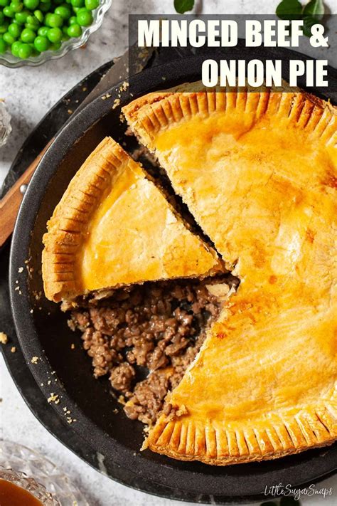 Minced Beef and Onion Pie - Little Sugar Snaps
