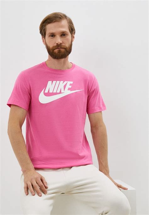 Футболка Nike M NSW TEE ICON FT FRNCHS FS, цвет: розовый, RTLABZ806401 ...